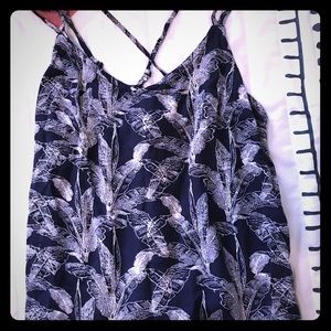 RVCA Palm Strappy Crop Top Tank